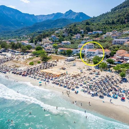 Artemis Beach Apartments Chrysi Ammoudia Exterior foto