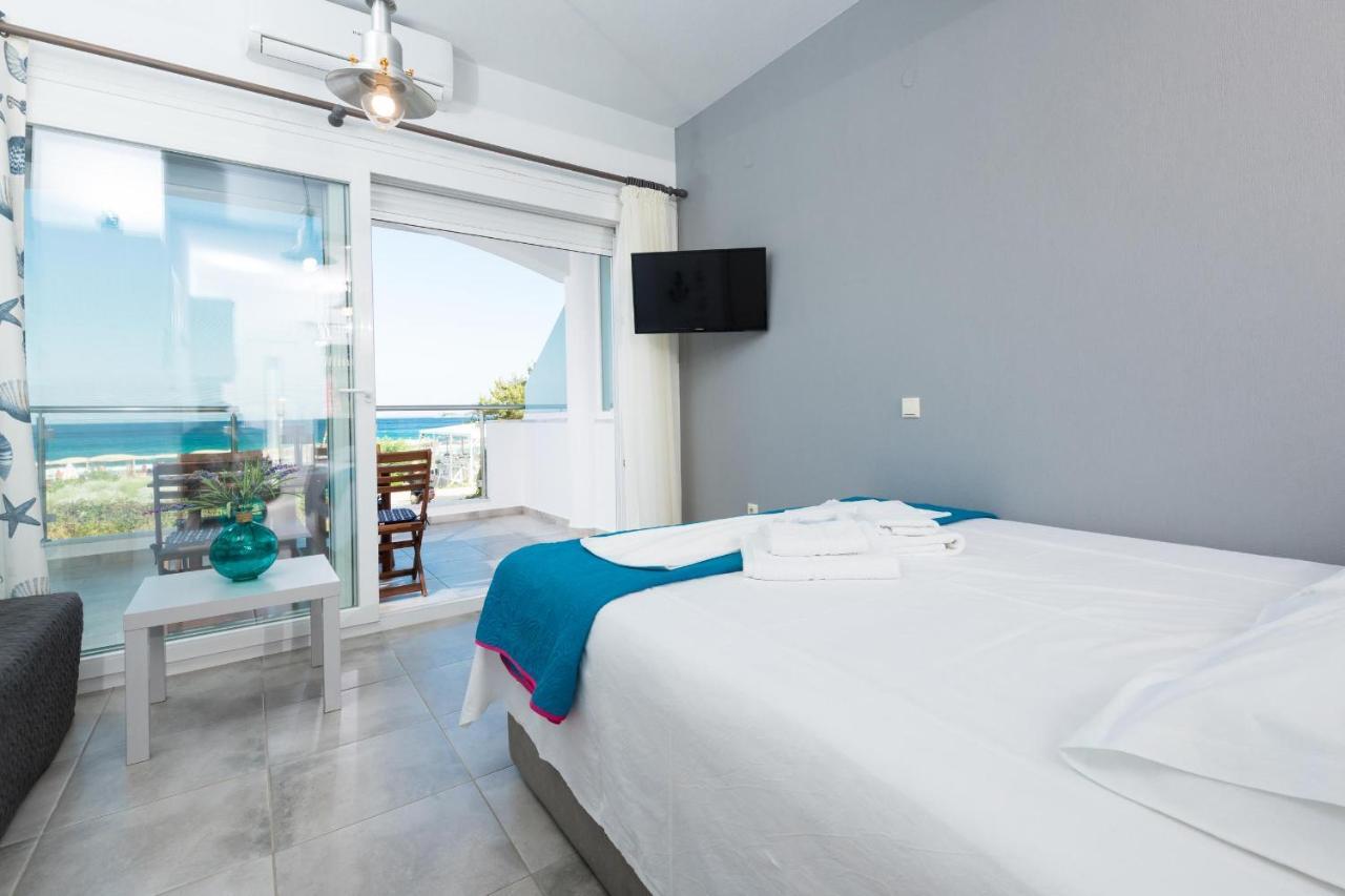 Artemis Beach Apartments Chrysi Ammoudia Exterior foto