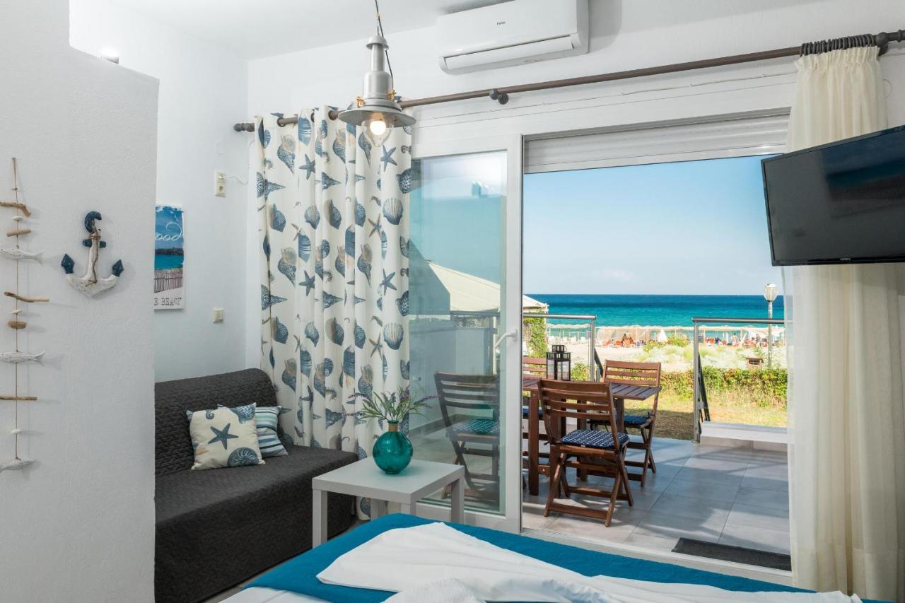 Artemis Beach Apartments Chrysi Ammoudia Exterior foto