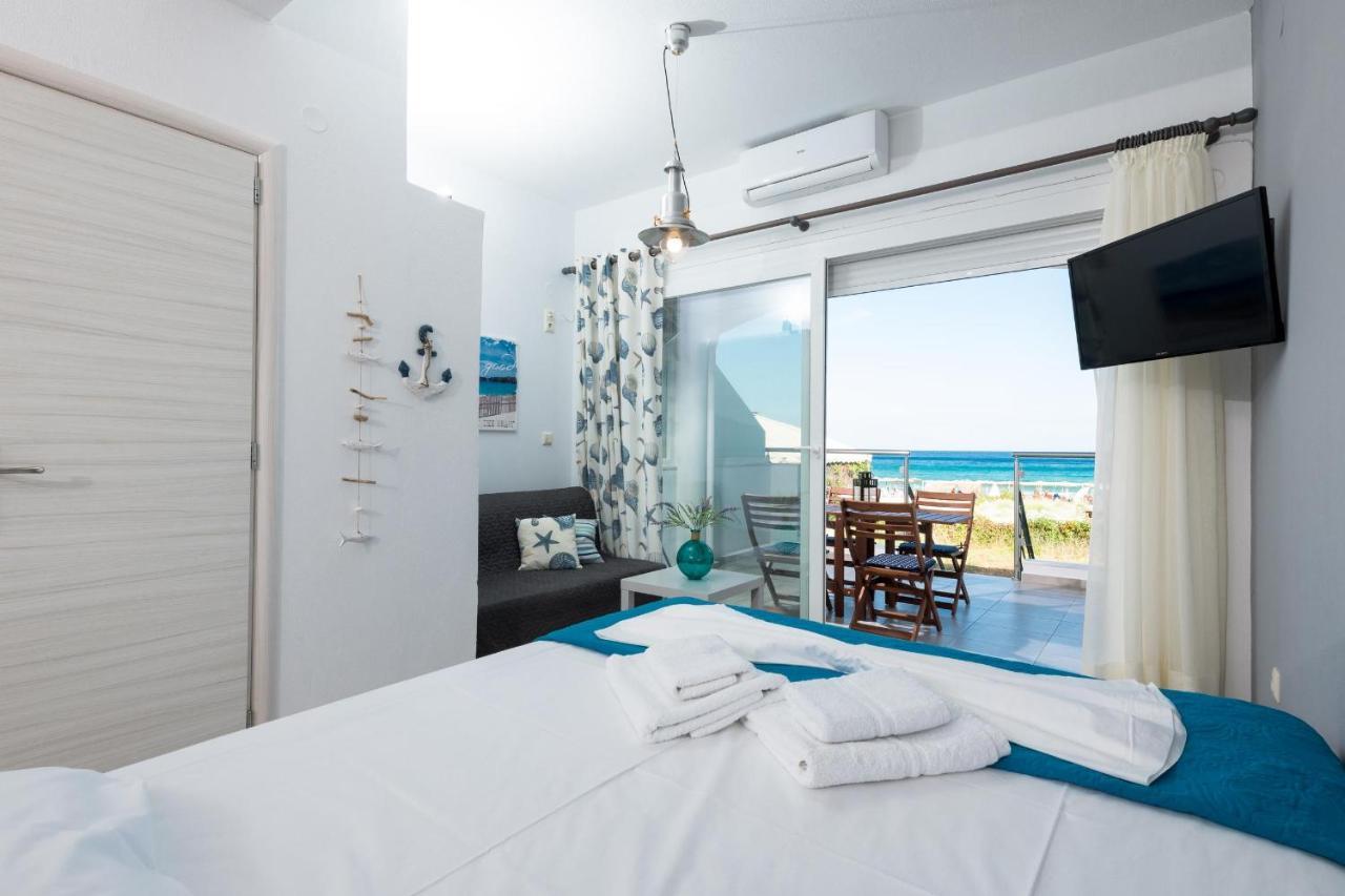 Artemis Beach Apartments Chrysi Ammoudia Exterior foto