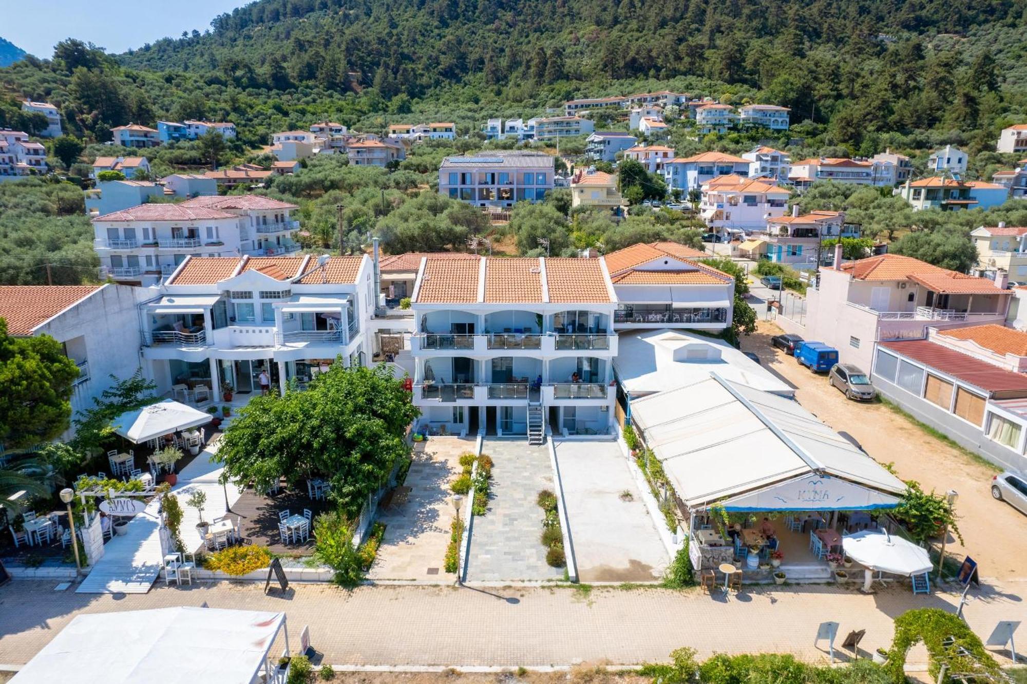 Artemis Beach Apartments Chrysi Ammoudia Exterior foto
