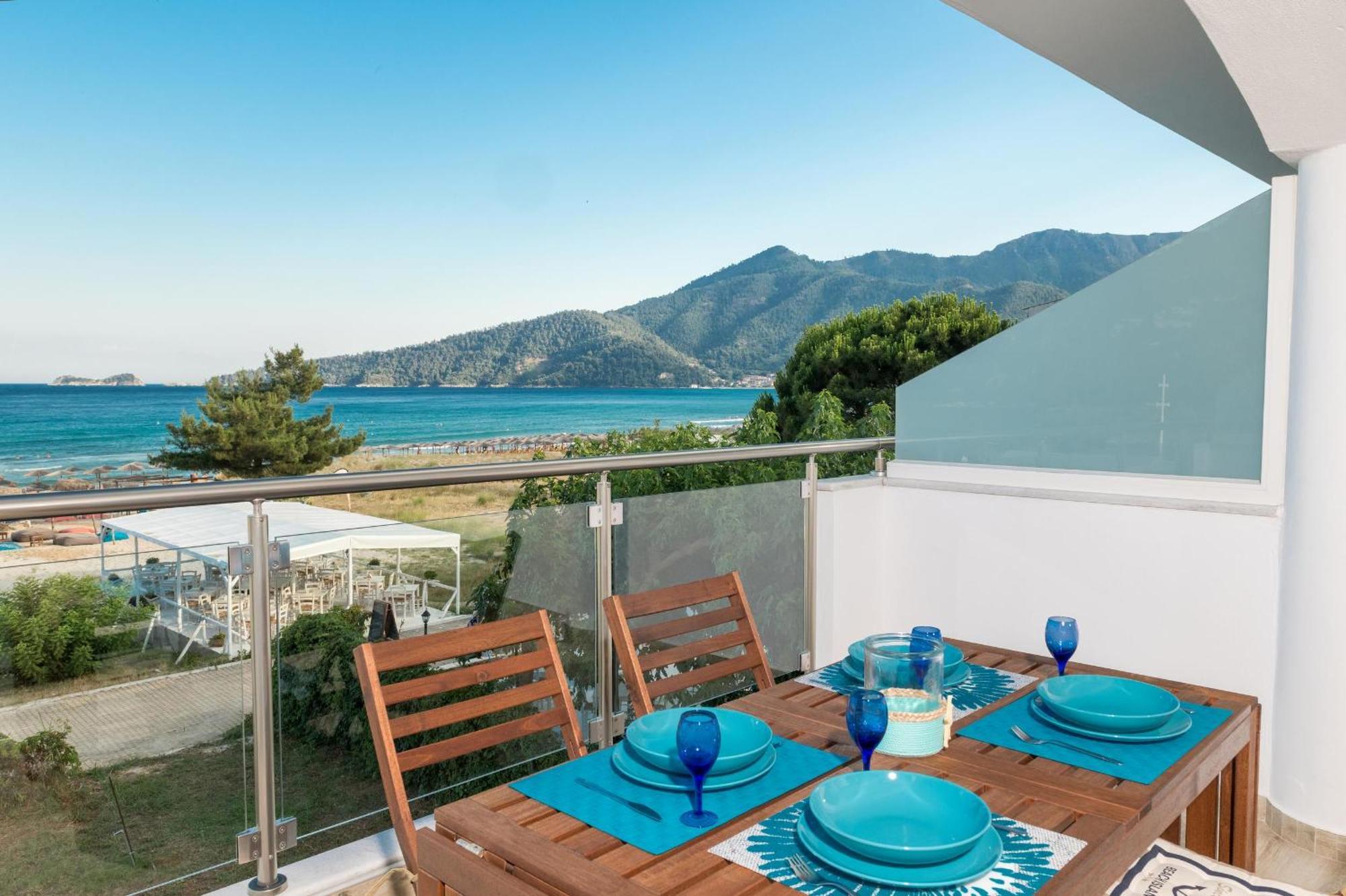 Artemis Beach Apartments Chrysi Ammoudia Exterior foto